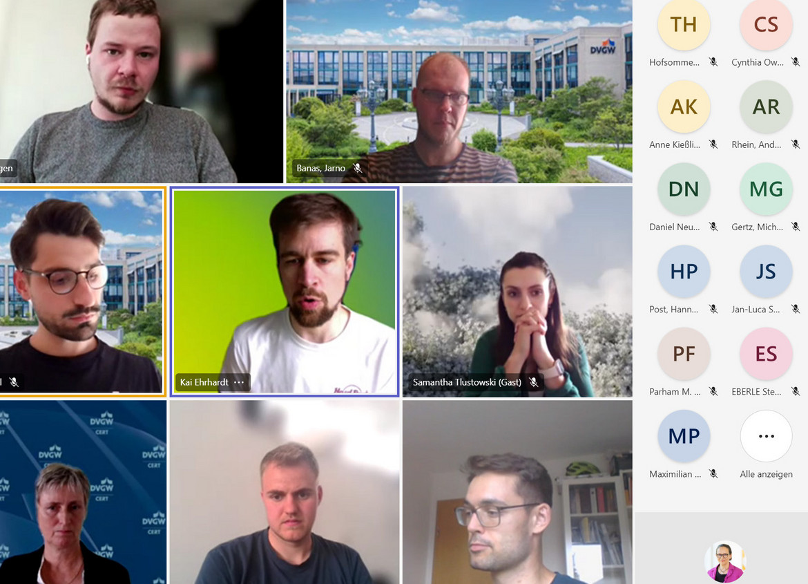 Screenshot eines Bildschirms 