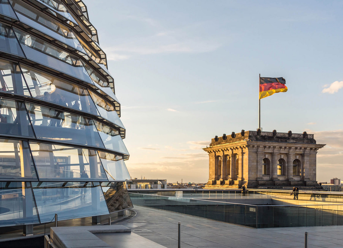 Reichstagsgebäude in Berlin