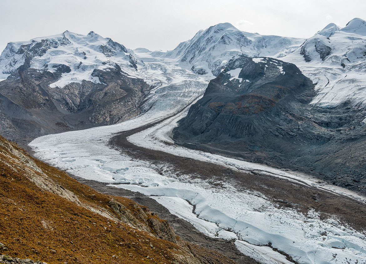 Schmelzender Gletscher