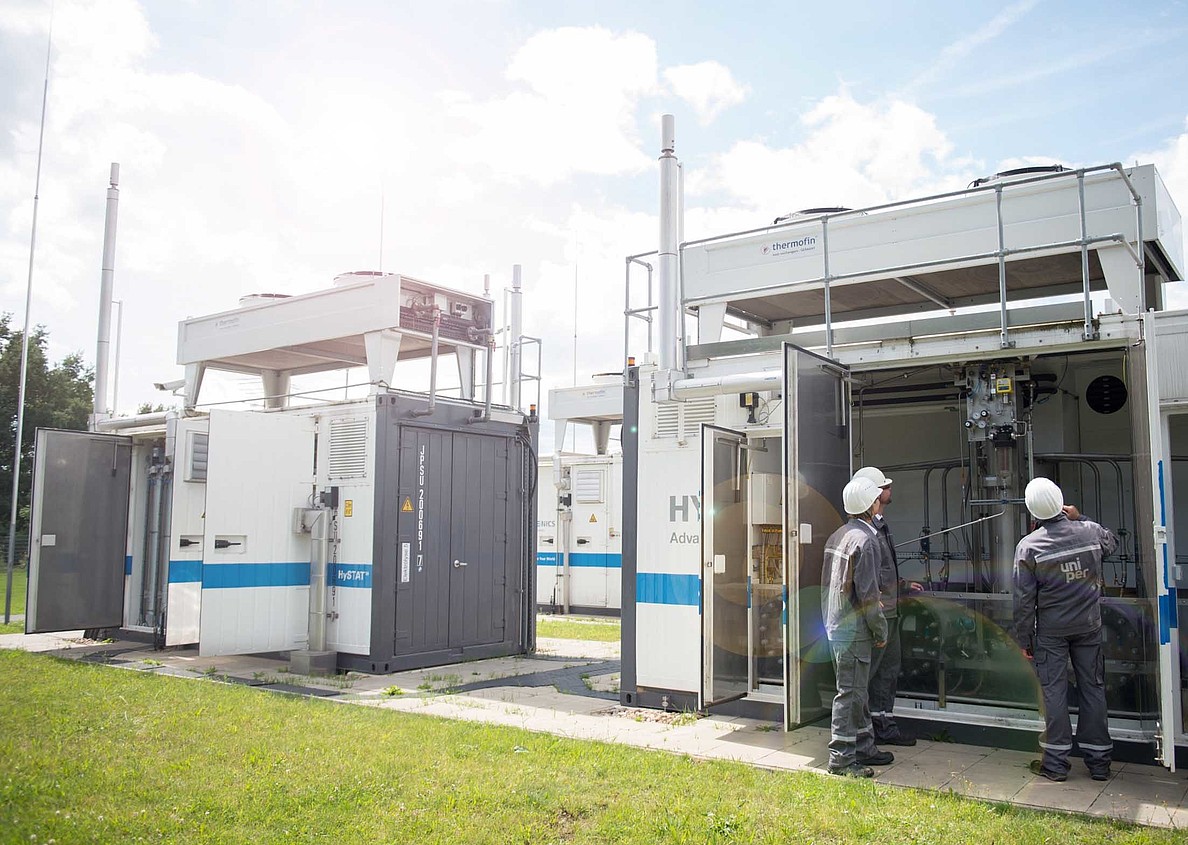 Power-to-Gas-Anlage in Falkenhagen– aus Strom entsteht Gas 