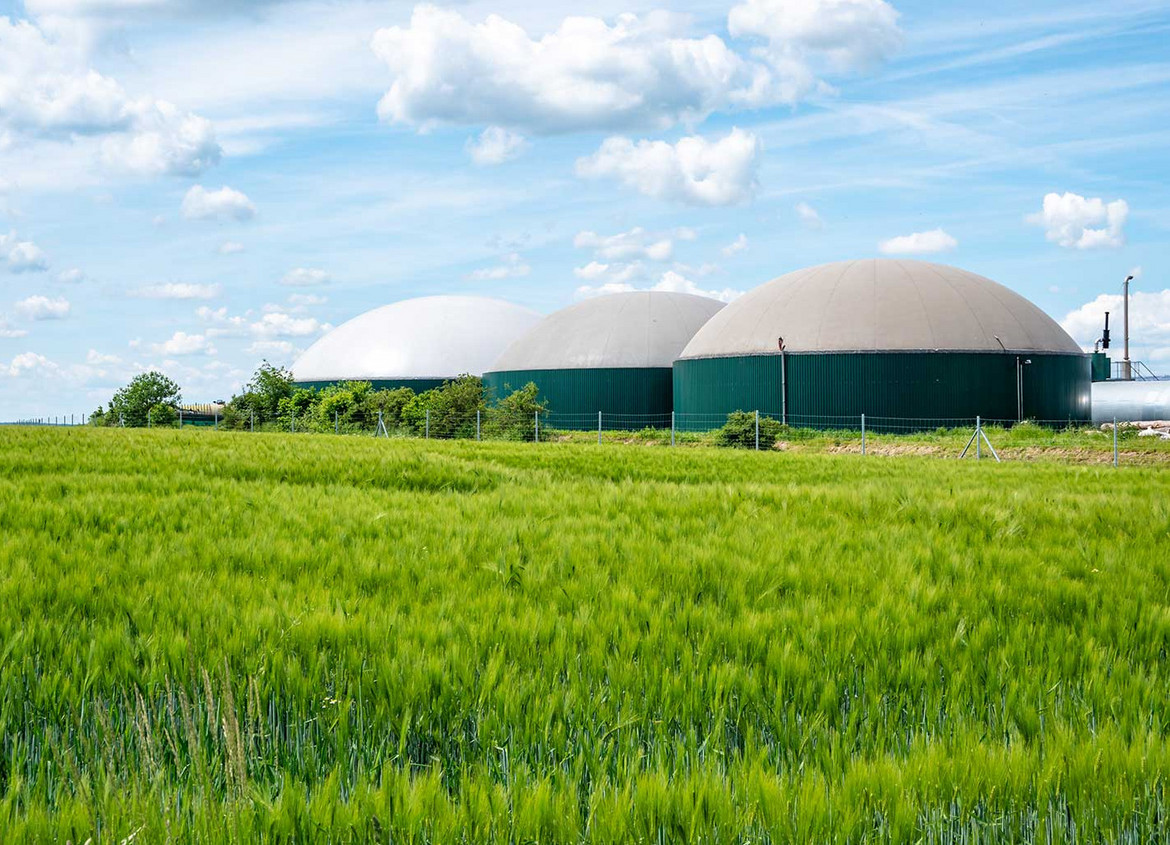 Biogasanlagen produzieren klimafreundliche Energie