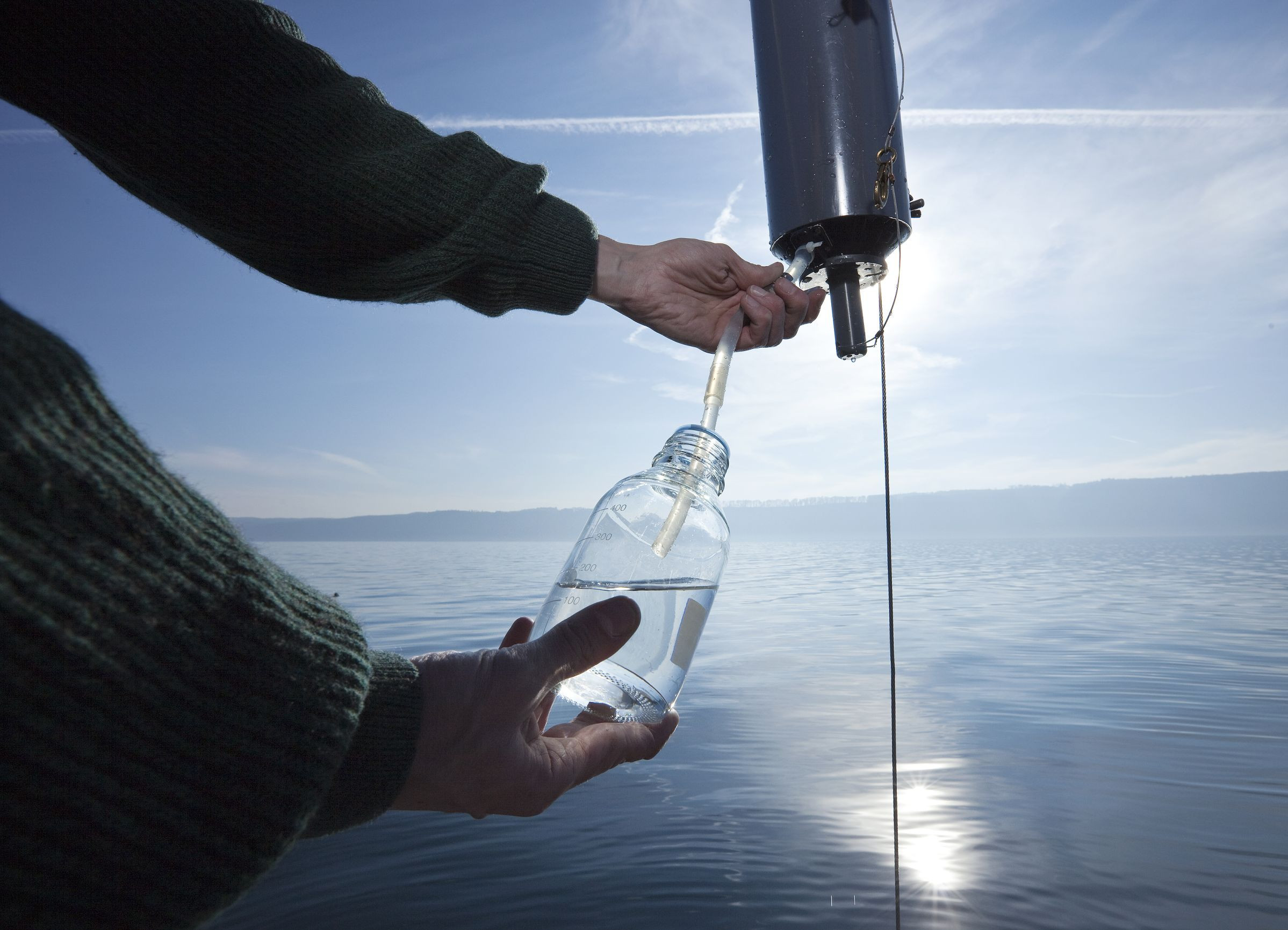 Wasserprobe aus dem Bodensee