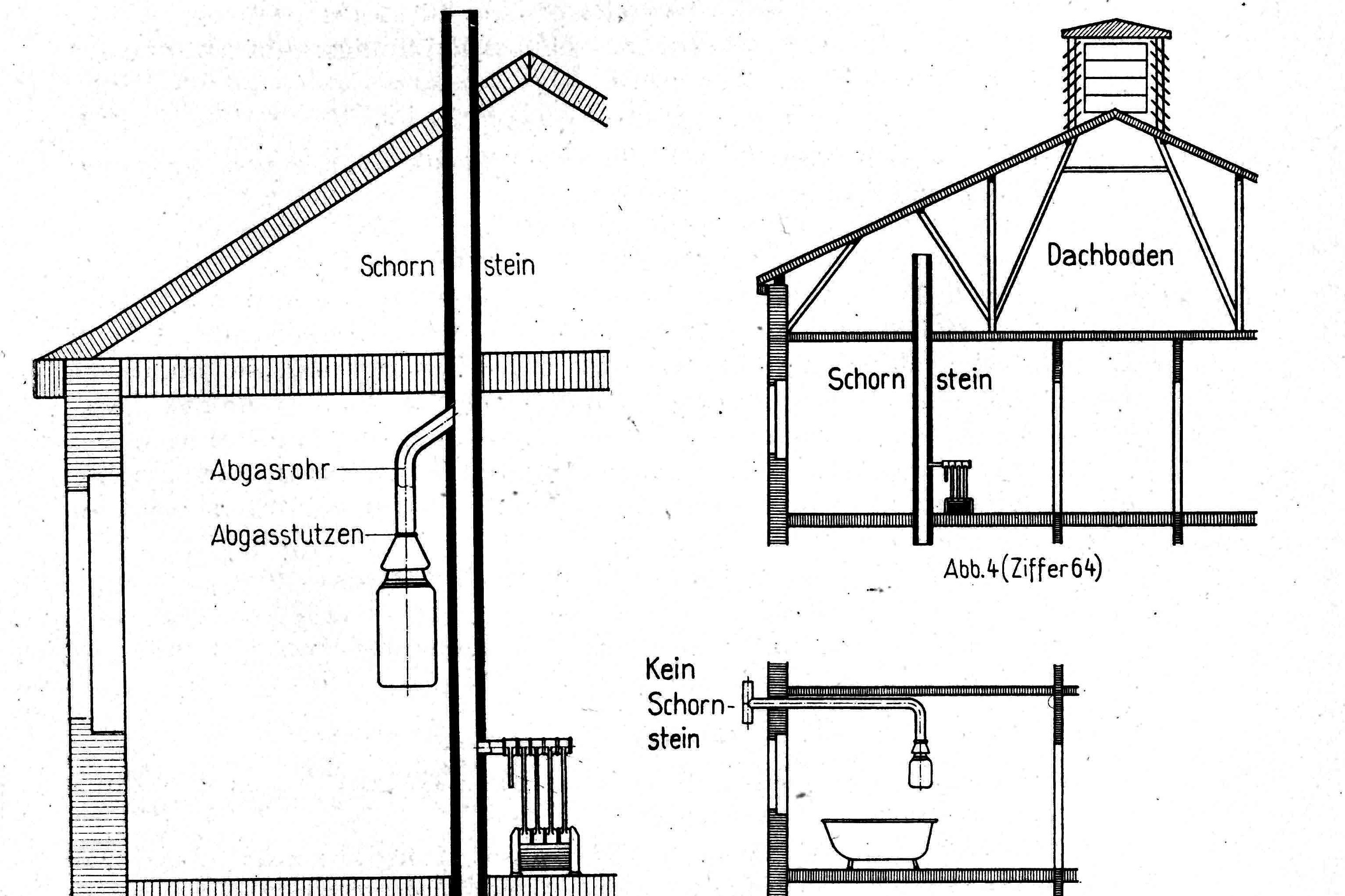 Abgasleitung in der TVR 1934