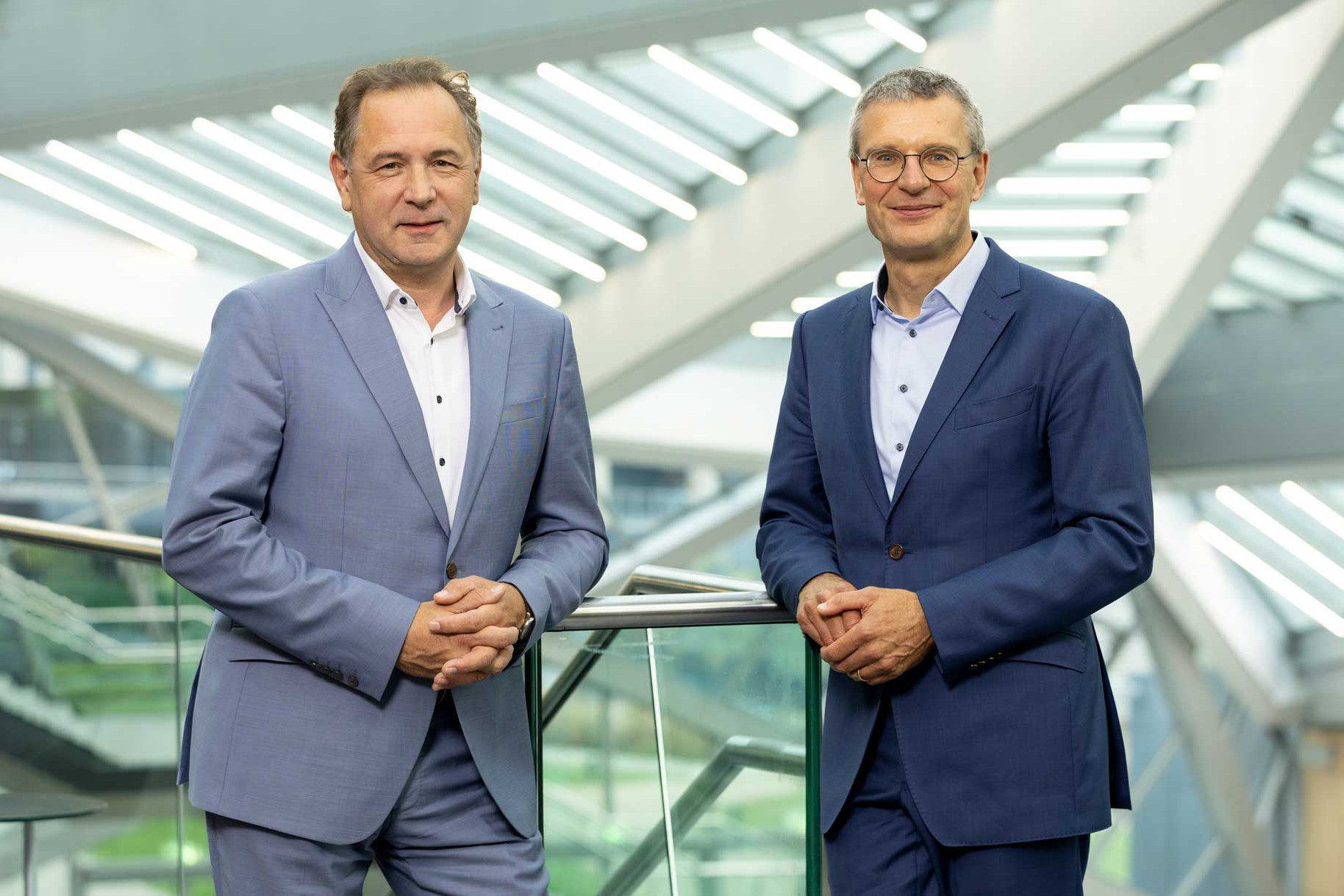 DVGW-Vorstand: Prof. Dr. Gerald Linke und Dr. Wolf Merkel