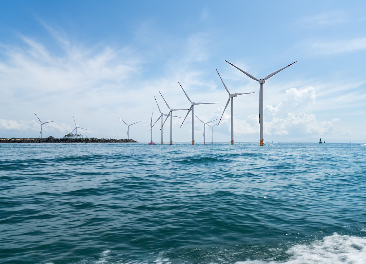 Offshore Windräder