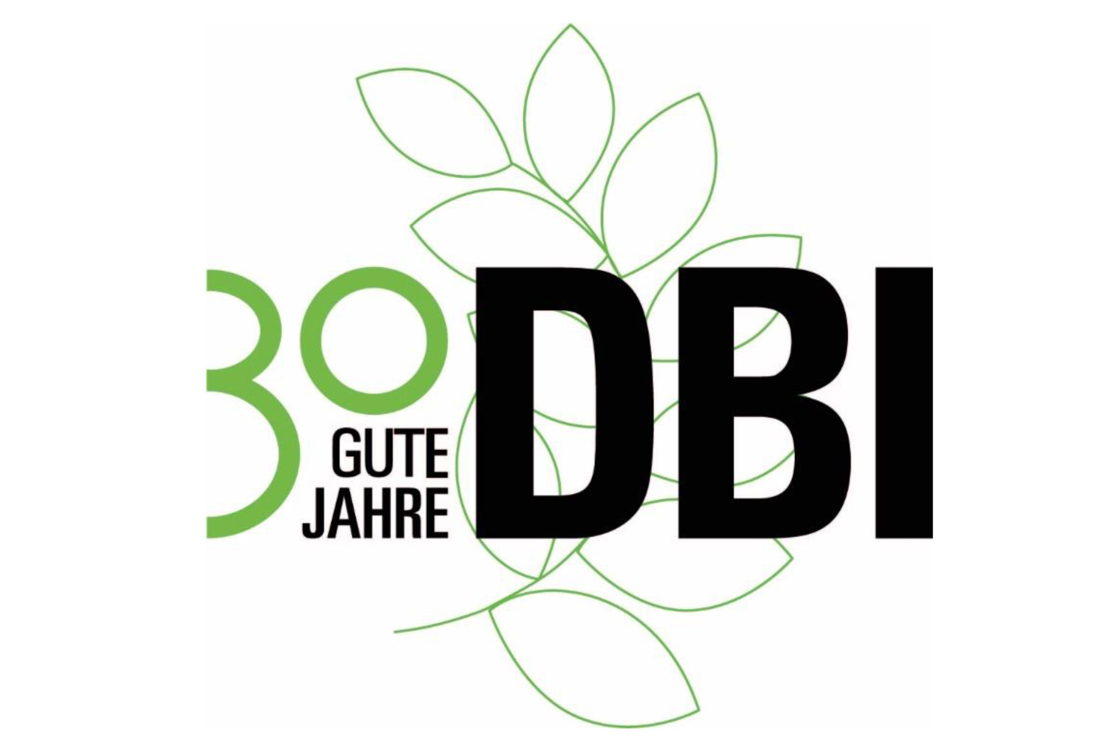 Jubiläumslogo zu 30 Jahre DBI