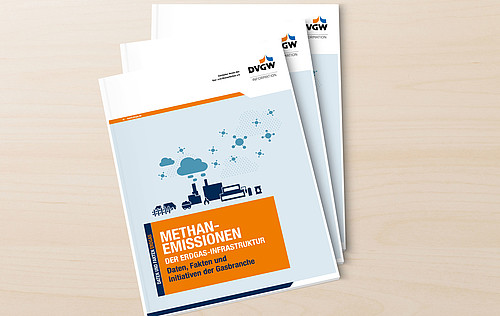 Cover der Broschüre "Methan-Emissionen der Erdgas-Infrastruktur"