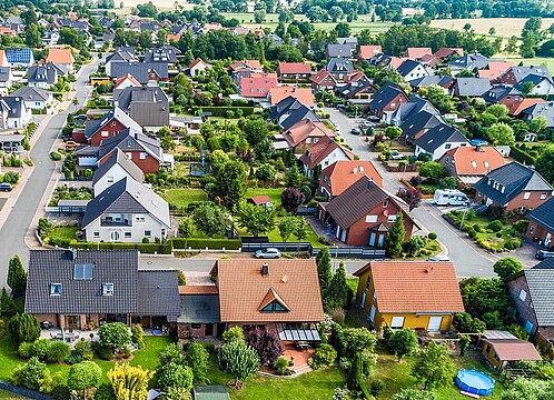 Wohngebiet in Deutschland