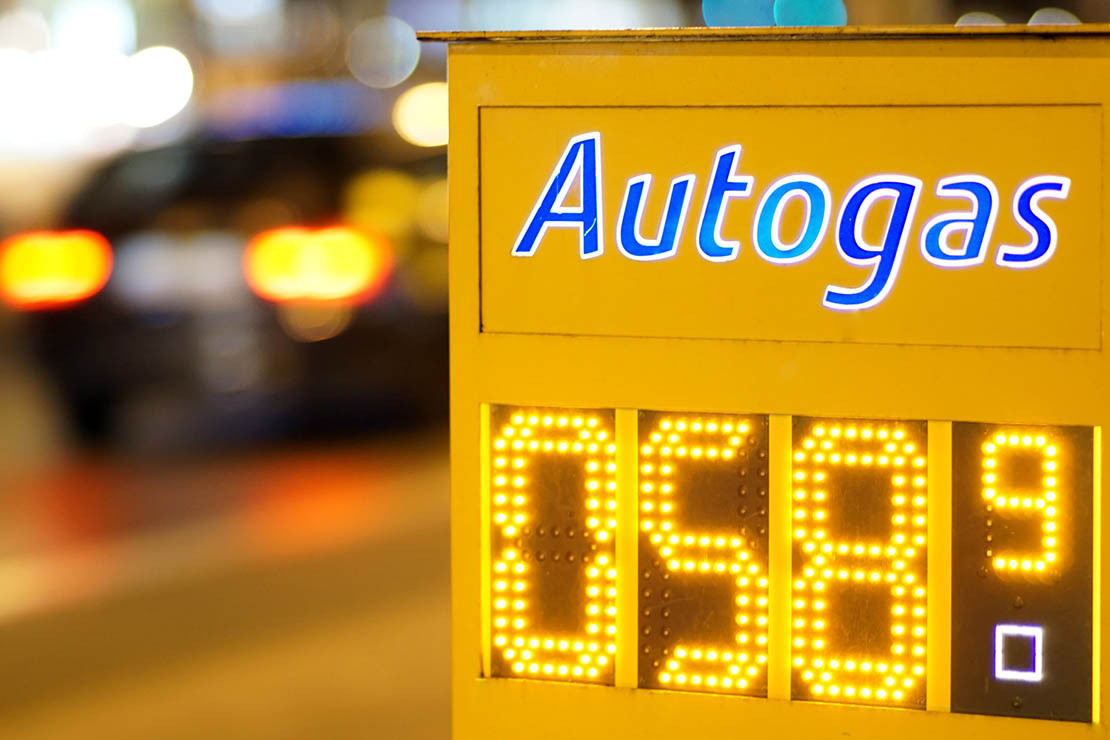 LPG wird oft auch als Autogas bezeichnet