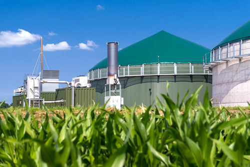 Das aus Biogas gewonnene Biomethan dient als umweltfreundlicher Kraftstoff.