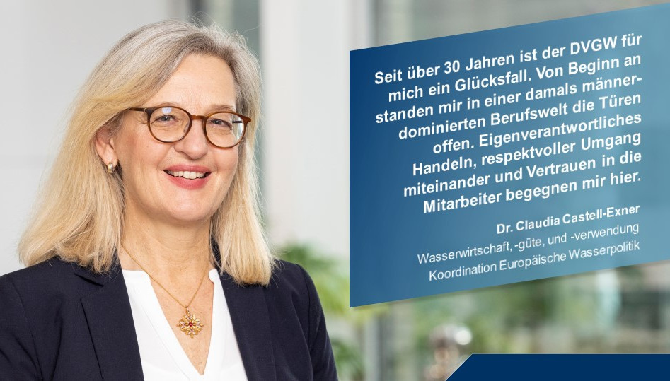 Dr. Claudia Castell-Exner - Leiterin Wasserwirtschaft, -güte und -verwendung / Koordination Europäische Wasserpolitik 