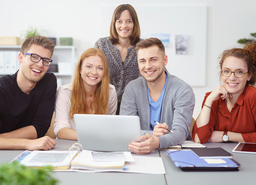 Gruppe von Studenten