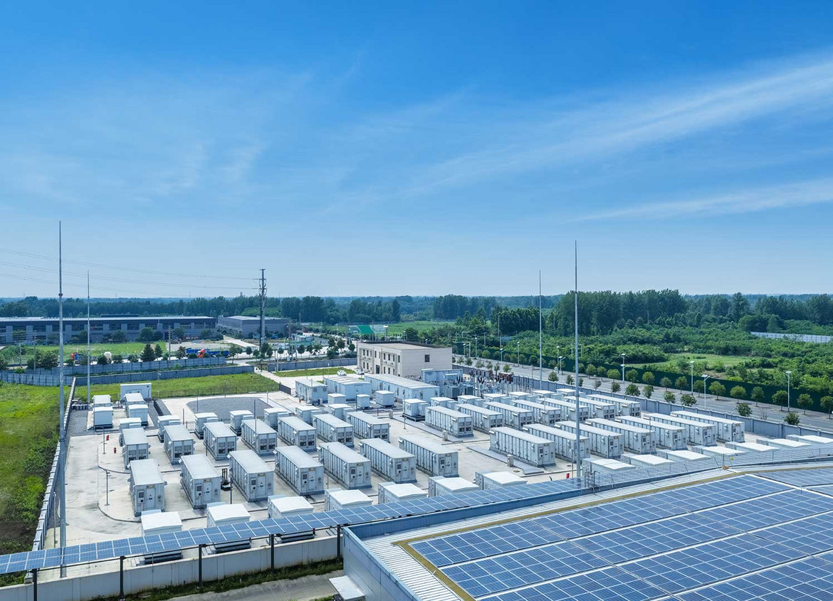Batteriegroßspeicher mit Photovoltaikanlage