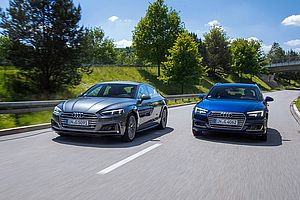 Der Audi A5 Sportback g-tron und der A4 Avenat g-tron tanken beide CNG