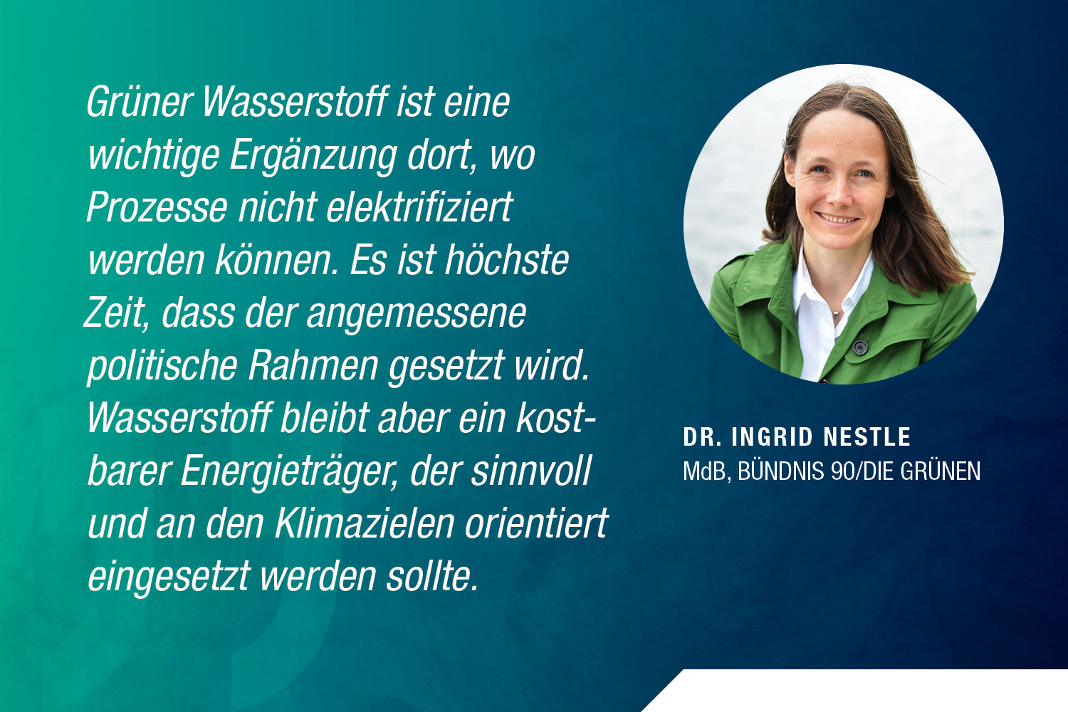 Dr. Ingrid Nestle, MdB (BÜNDNIS 90/DIE GRÜNEN)