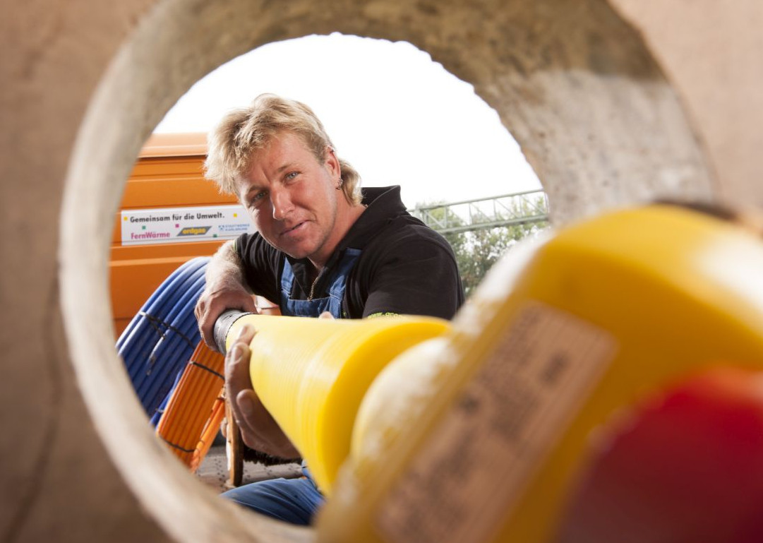 Installation von Gas- und Wasserleitungen