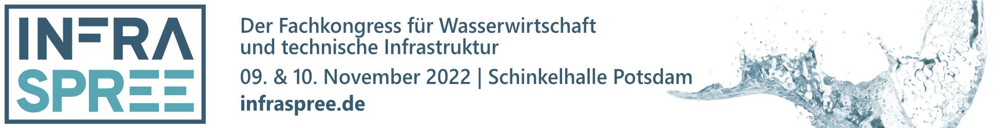 Save-the-date: InfraSPREE 2022 am 09./10. November 2022 in Potsdam